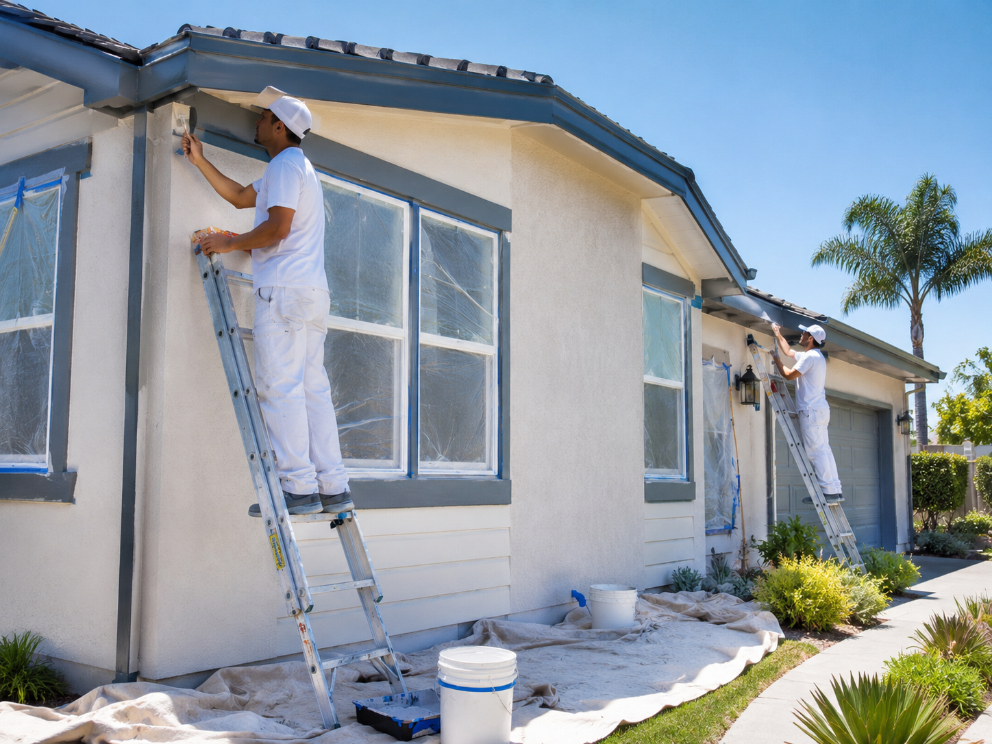 Exterior painting project