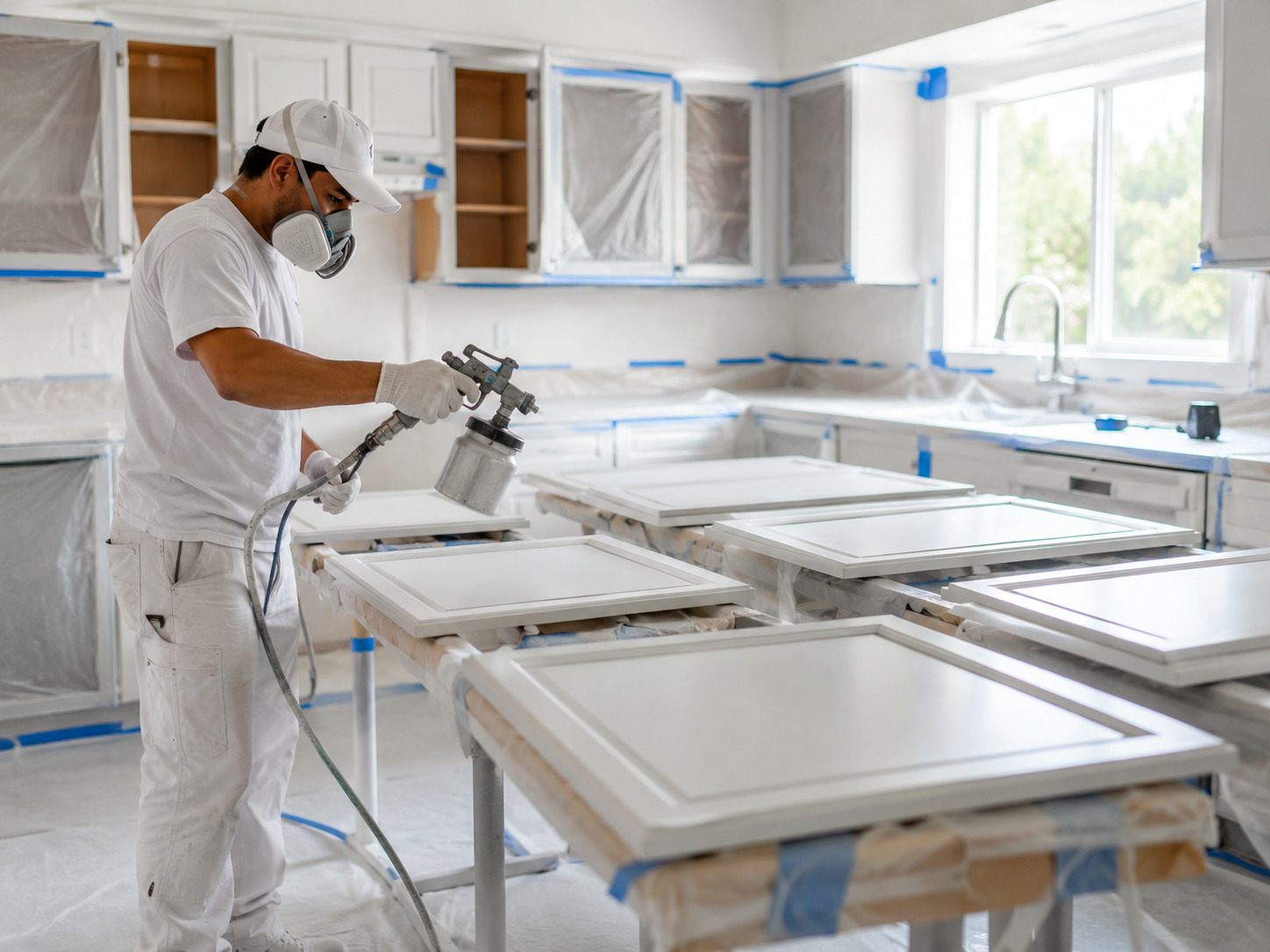 Cabinet refinishing project